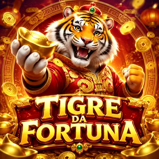 Slot Fortune Tiger com símbolos de tigre dourado nos rolos