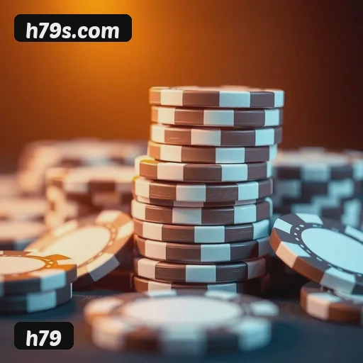 Coleção de telas de slots coloridos com símbolos e multiplicadores na h79.com